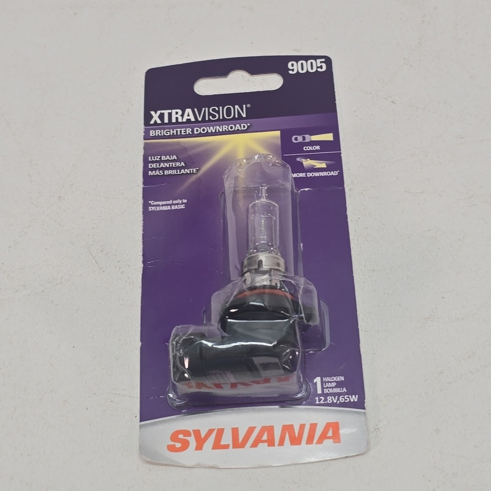 SYLVANIA 9005 XtraVision Halogen Headlight Bulb, Clear - 1 Bulb
